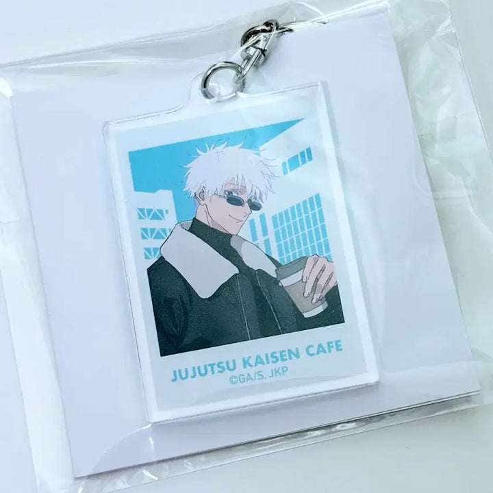 [BUNJANG] Jujutsu Kaisen Gojo Satoru Acrylic Keyring / 주술회전 2024 쥬쥬카페 아크릴 키링 - 고죠 사토루