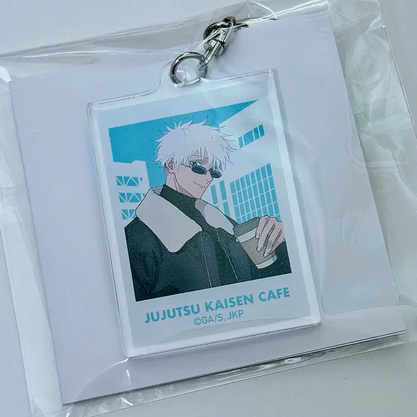 [BUNJANG] Jujutsu Kaisen Gojo Satoru Acrylic Keyring / 주술회전 2024 쥬쥬카페 아크릴 키링 - 고죠 사토루