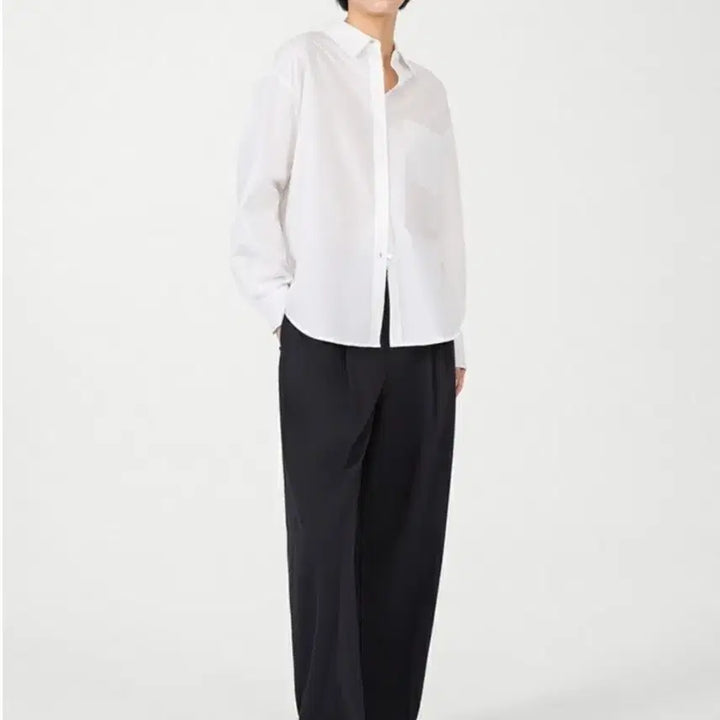 [BUNJANG] List Brand Two-Tuck Wide Slacks Pants (Dark Navy) / 64-88(44)/새제품/리스트 투턱 와이드 팬츠(DK)