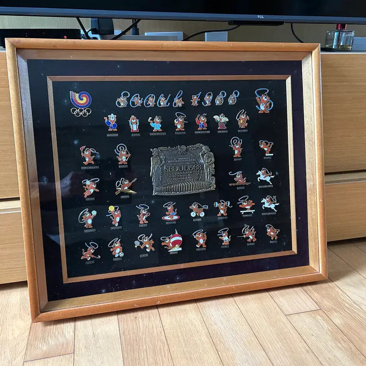 [BUNJANG] 1988 Seoul Olympics Hodori Mascot Commemorative Frame / 1988서울올림픽 호돌이 마스코트 기념액자