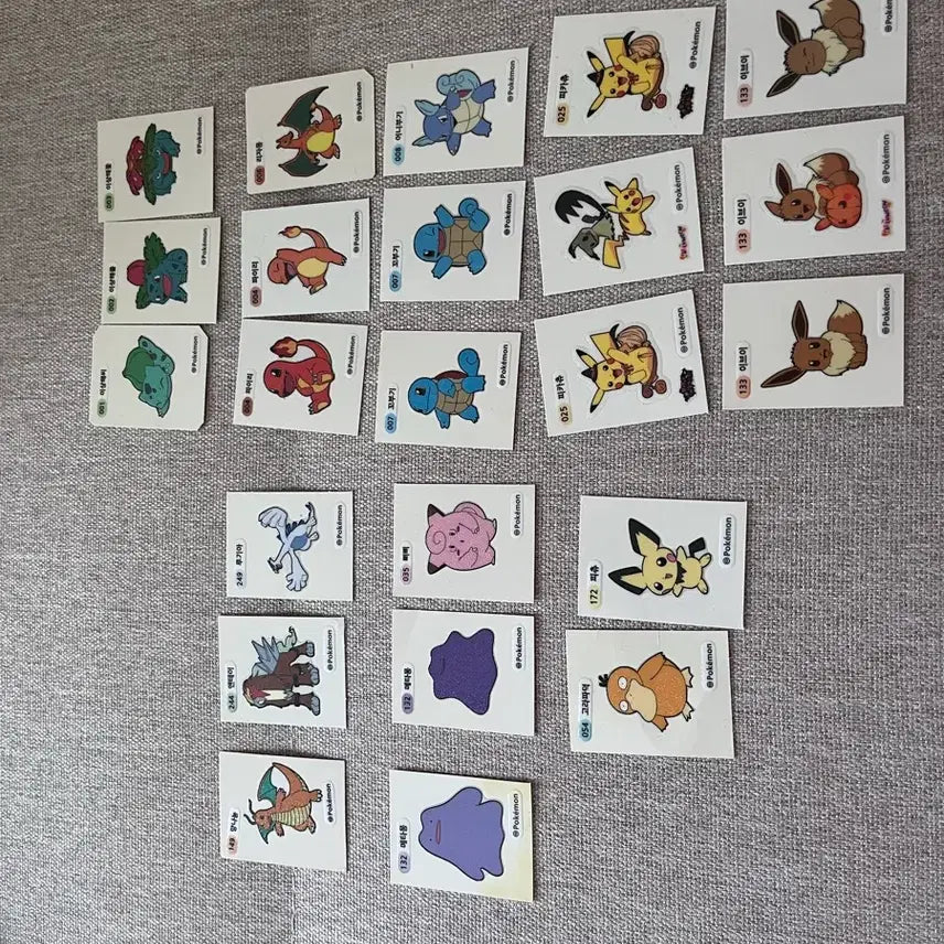 [BUNJANG] Pokemon Bread Stickers Bundle / 띠부띠부씰