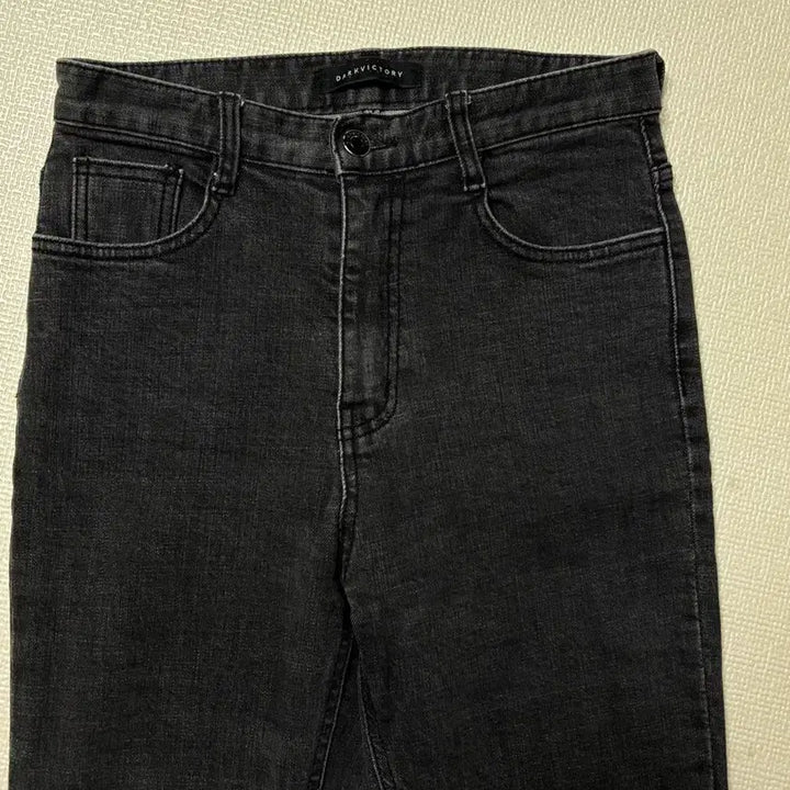 [BUNJANG] DarkVictory Black Denim Cut-off Jeans Size 27 / 다크빅토리 흑청 데님 컷오프진 27