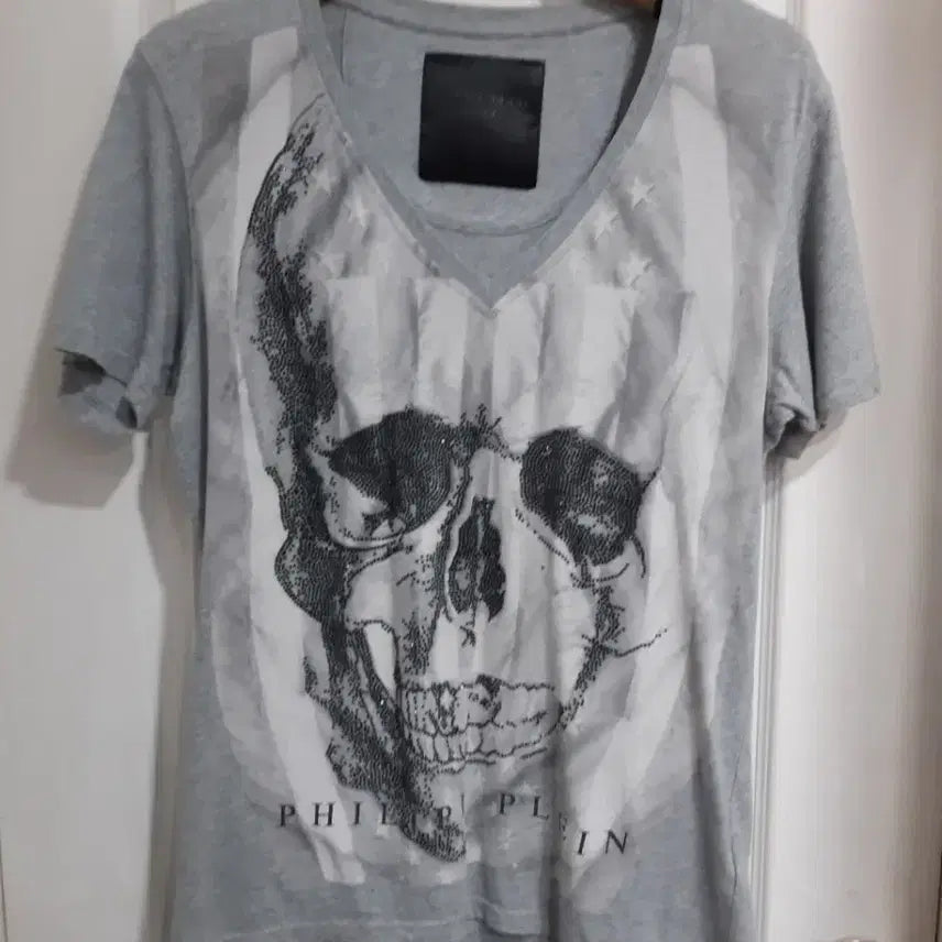 [BUNJANG] Philipp Plein Skull Print T-Shirt / 필립플레인 스컬 프린팅 반팔 티셔츠