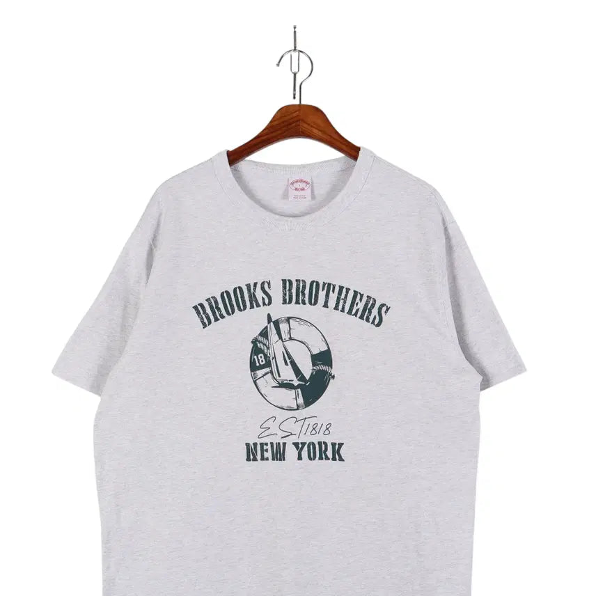 [BUNJANG] Brooks Brothers Short Sleeve T-Shirt L / 브룩스브라더스 BROOKS BROTHERS 반팔 티셔츠 L / k4497