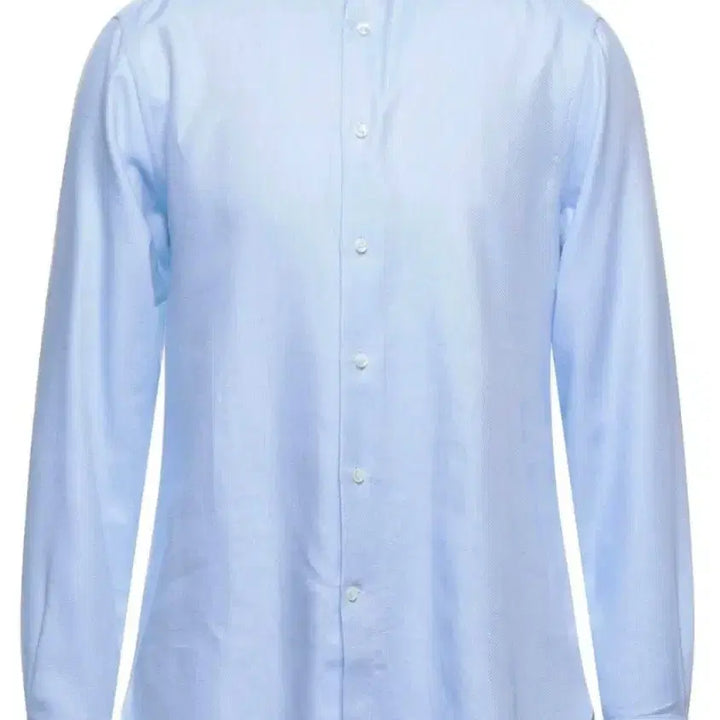 [BUNJANG] Ermenegildo Zegna Sky Blue Checkered Shirt / 에르메네질도 제냐 하늘색 셔츠 새제품