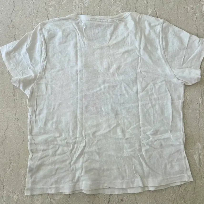 [BUNJANG] RE/DONE White Comic Print T-Shirt / RE/DONE 화이트 코믹 프린트 티셔츠
