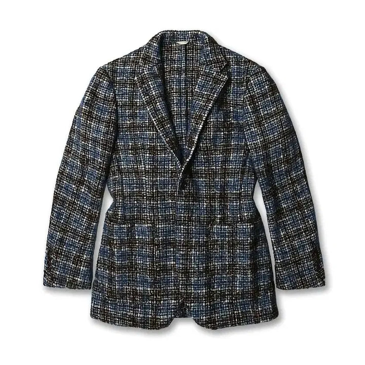 [BUNJANG] De Petrillo Hairy Check Nuvola Sarti Sport Jacket / 드 페트릴로 [De Petrillo] 헤어리 체크 누볼라 사르토리아 자켓