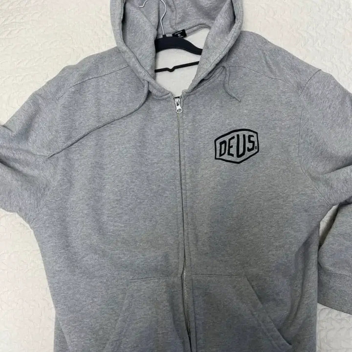 [BUNJANG] DEUS EX MACHINA Hoodie Zip-up Grey XL / 데우스 후드집업 xl 그레이