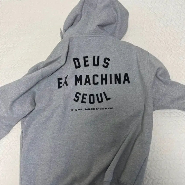 [BUNJANG] DEUS EX MACHINA Hoodie Zip-up Grey XL / 데우스 후드집업 xl 그레이
