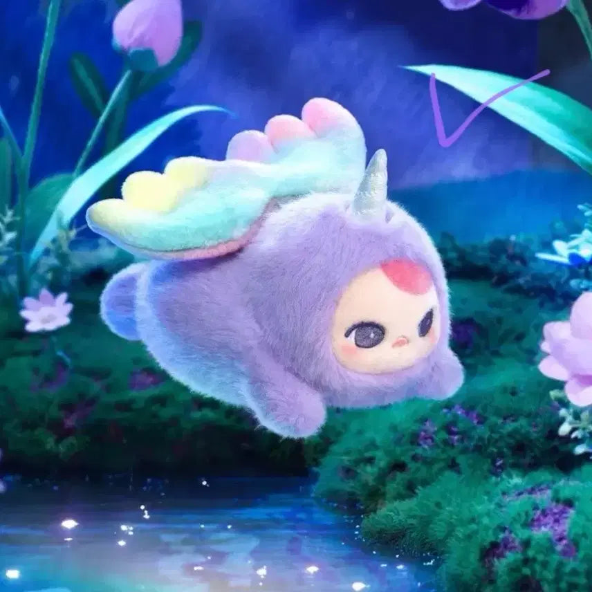 [BUNJANG] POP MART Pooky Flying Unicorn Doll Keychain / 팝마트 푸키 플라잉 유니콘 인형키링