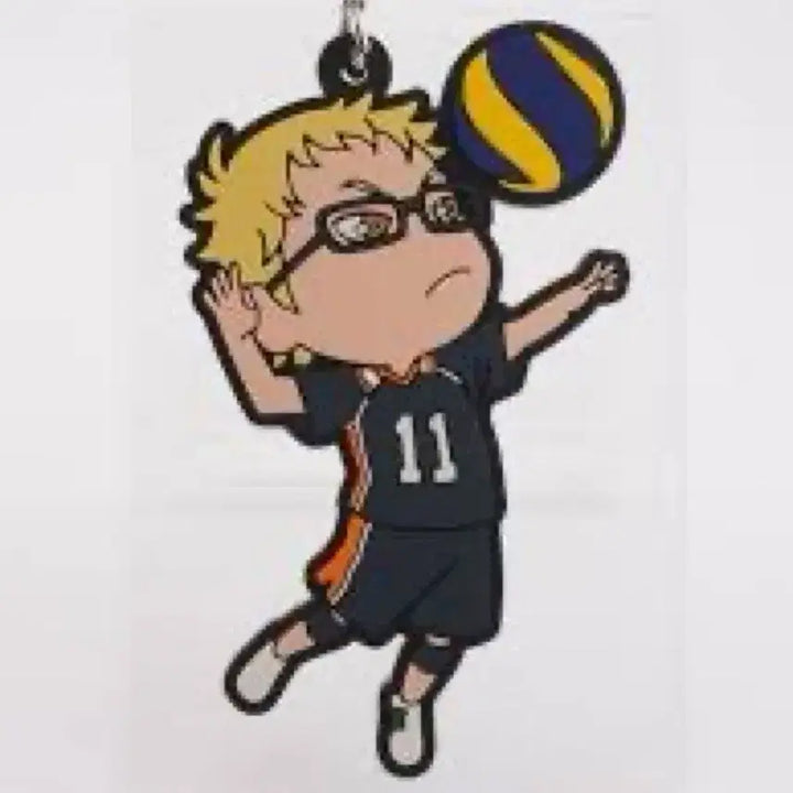 [BUNJANG] Haikyuu!! Kei Tsukishima Rubber Strap / 하이큐 츠키시마 케이 러버 스트랩