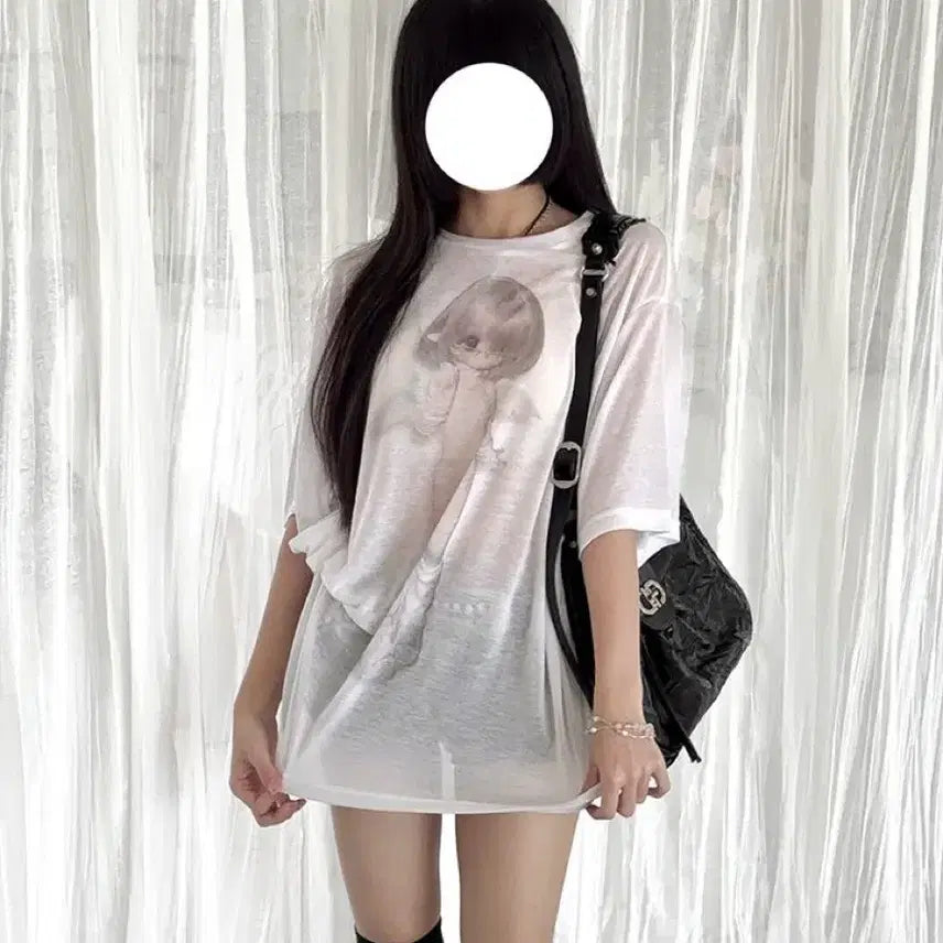 [BUNJANG] Subculture Daily Oversized Short Sleeve T-Shirt (2 Colors) / 서브컬처 데일리 오버핏 반팔 티셔츠(2컬러)