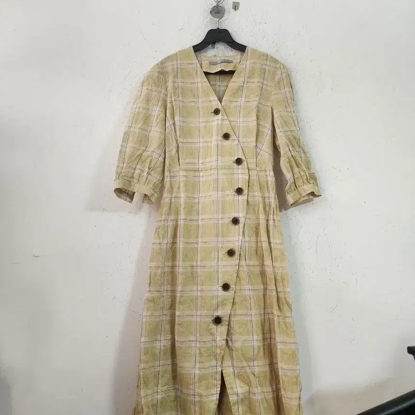 [BUNJANG] 8seconds Long Button Detail Dress / 에잇세컨즈 롱 원피스 버튼 포인트