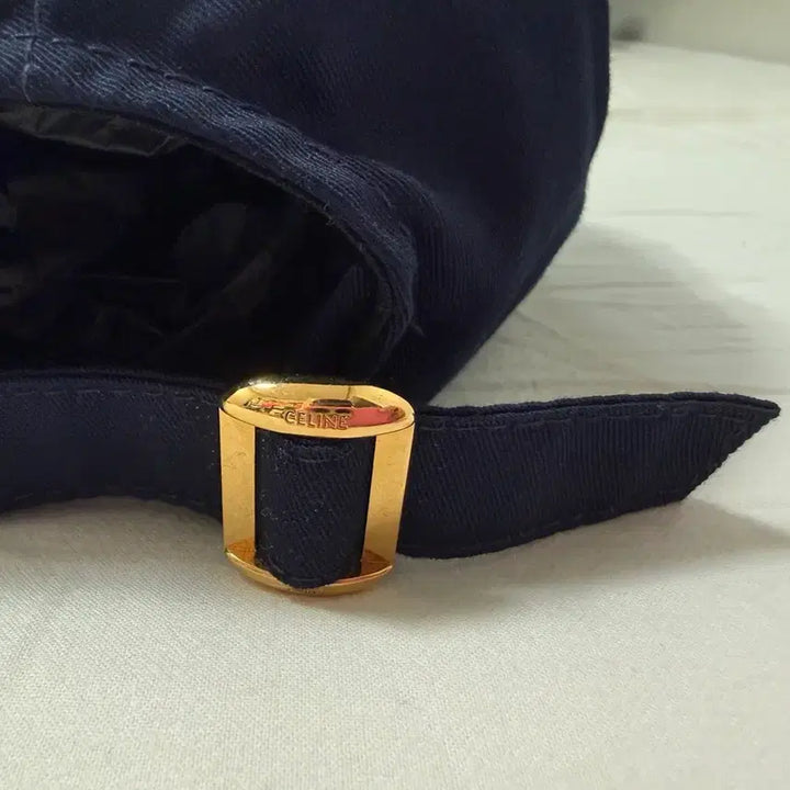 [BUNJANG] Celine Navy Embroidered Logo Ball Cap / [정품] 셀린느 볼캡 네이비 L사이즈