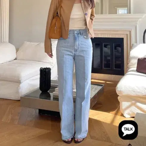[BUNJANG] Some J Denim Straight Fit Jeans / 썸제이 데님