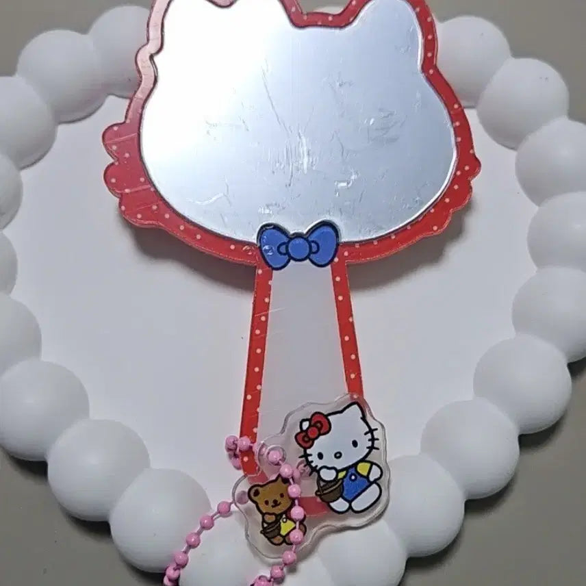 [BUNJANG] Hello Kitty Shaker Mirror Keyring / 키티 쉐이커 거울 키링 키티키링 쉐이커키링 거울키링