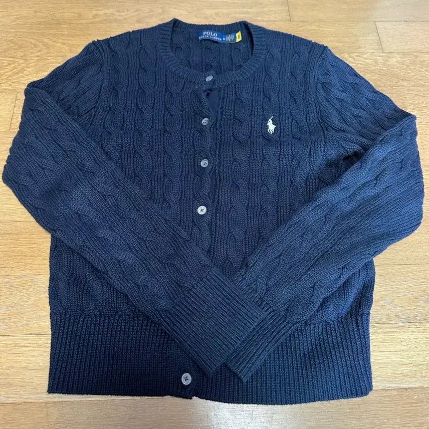 [BUNJANG] Polo Ralph Lauren Navy Knit Cardigan / 폴로 정품 네이비 니트 가디건(네고0)