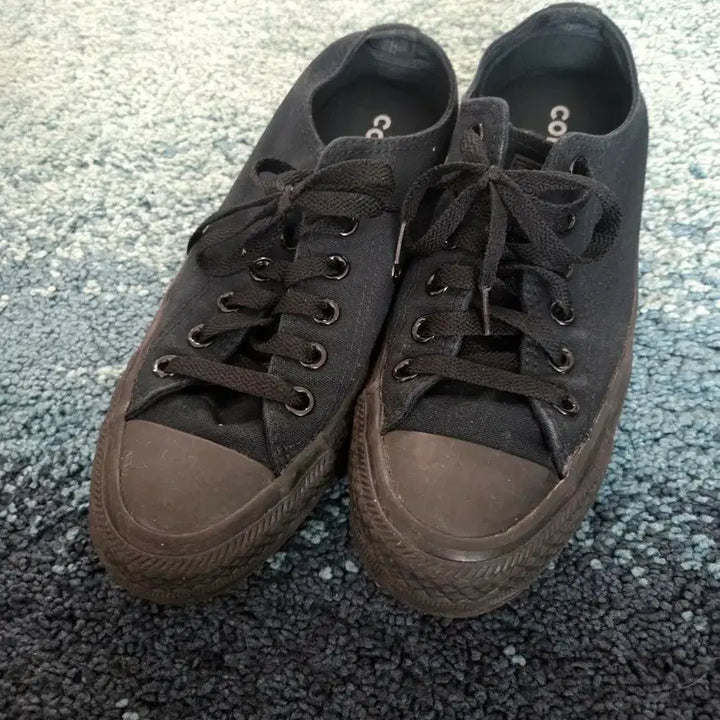 [BUNJANG] Converse Chuck Taylor All Star Sneakers Black 235mm / 컨버스 척테일러 올스타 블랙 235mm 스니커즈