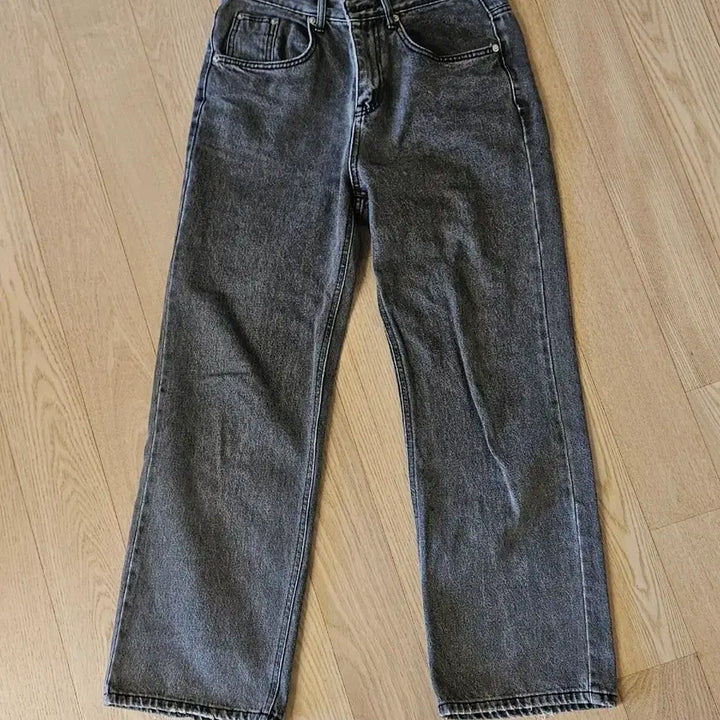 [BUNJANG] WAAR Wide Grey Jeans M / WAAR 와이드 그레이진 청바지 m