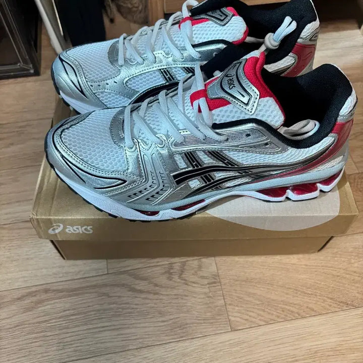 [BUNJANG] Asics Gel-Kayano Silver Red 275 / 아식스 젤-카야노 실버엔 레드 275 새제품
