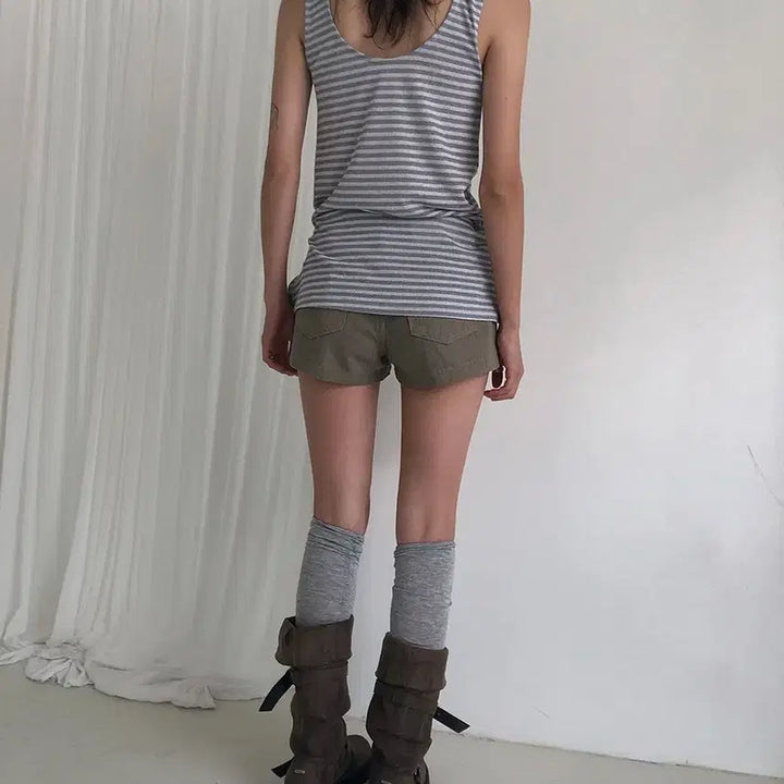 [BUNJANG] The Eiffel Foret Semi Low-Rise Cargo Pants (Brown, M) / 더에펠 포렛 세미 로우라이즈 카고팬츠 (브라운 M)