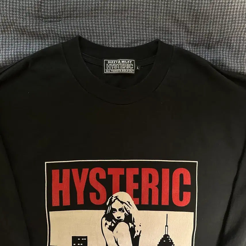[BUNJANG] Hysteric Glamour Long Sleeve Black / 히스테릭 글래머 롱슬리브 블랙