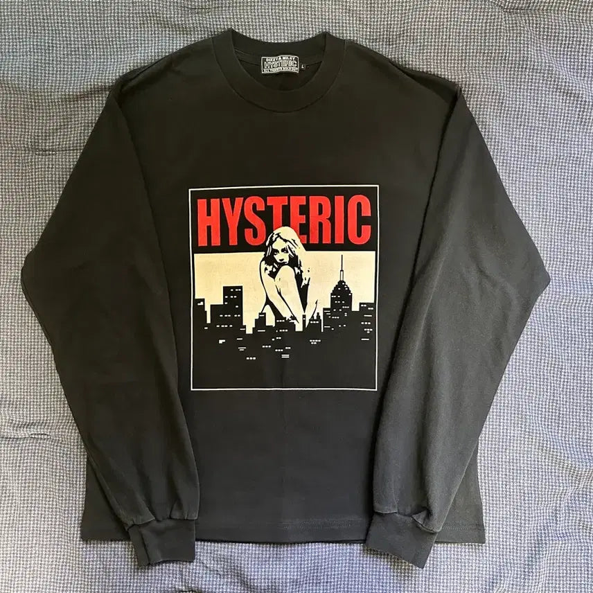 [BUNJANG] Hysteric Glamour Long Sleeve Black / 히스테릭 글래머 롱슬리브 블랙