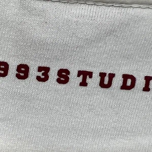 [BUNJANG] 1993studio Authentic Arch Logo Short Sleeve T-Shirt White L / 1993스튜디오 어센틱 아치로고 반팔티 화이트 스트릿 캐주얼 L 100
