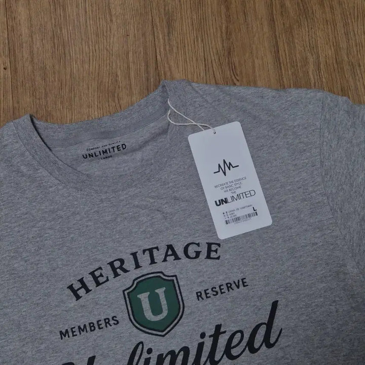 [BUNJANG] Unlimit Short Sleeve T-Shirt L / (새상품)언리미트 반소매 티셔츠 L [정가 42,000원]
