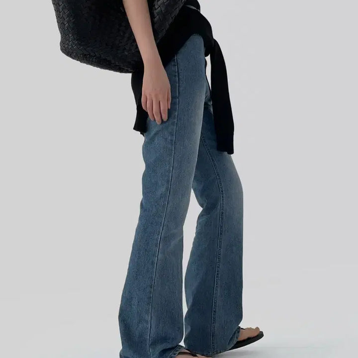[BUNJANG] Autumn Summer Cut Bootcut Denim Pants (Blue, S) / 어텀 썸머부츠컷 데님 (블루 S)