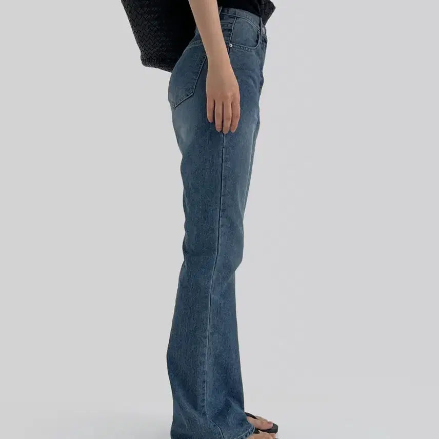 [BUNJANG] Autumn Summer Cut Bootcut Denim Pants (Blue, S) / 어텀 썸머부츠컷 데님 (블루 S)