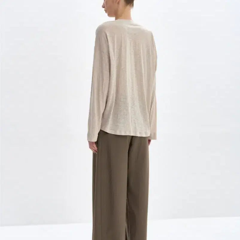 [BUNJANG] System 26SS New Round Neck Long Sleeve Tee / 한섬 26ss신상 시스템 라운드넥 롱 슬리브 티 프리