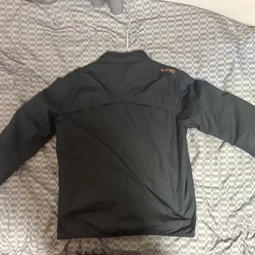 [BUNJANG] Nike Windbreaker Jacket Black/Orange / 나이키 바람막이 블랙/오렌지 90 프린팅