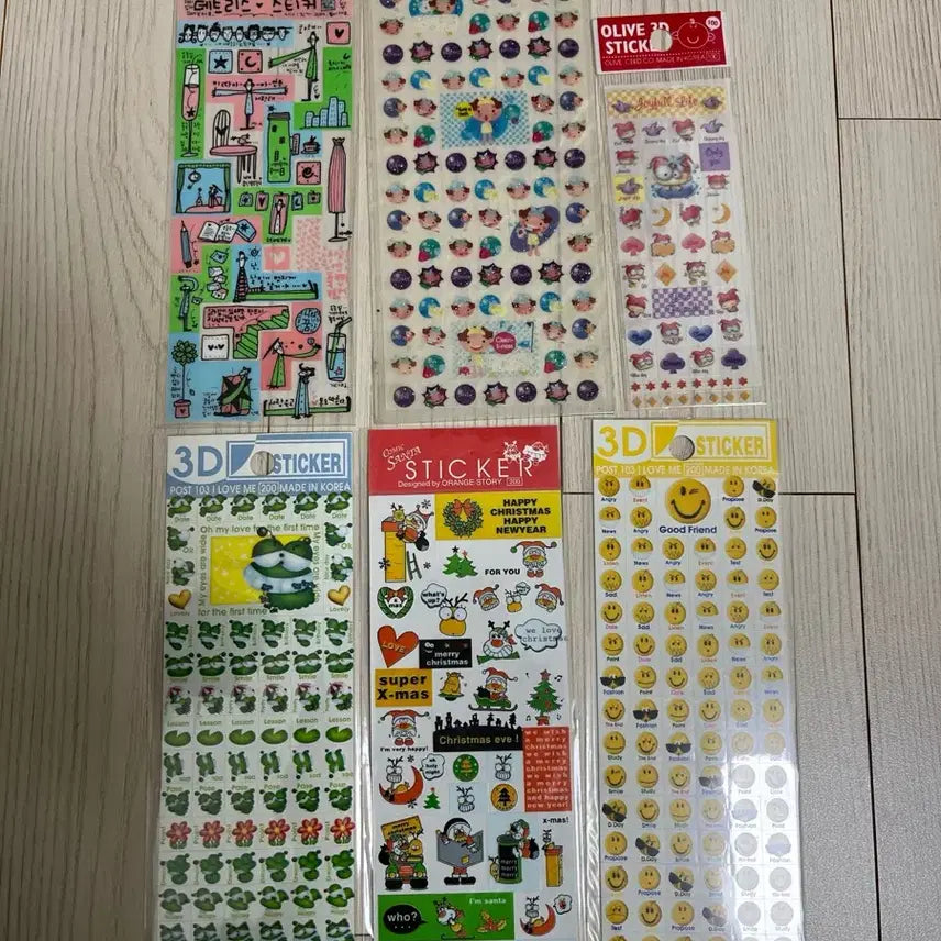 [BUNJANG] Vintage Stationery Sticker Bundle / 고전 문구 스티커 일괄 판매