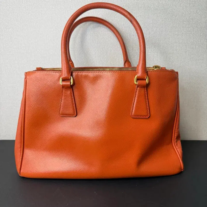 [BUNJANG] Prada Orange Saffiano Leather Tote Bag / 프라다 오렌지 사피아노 토트백