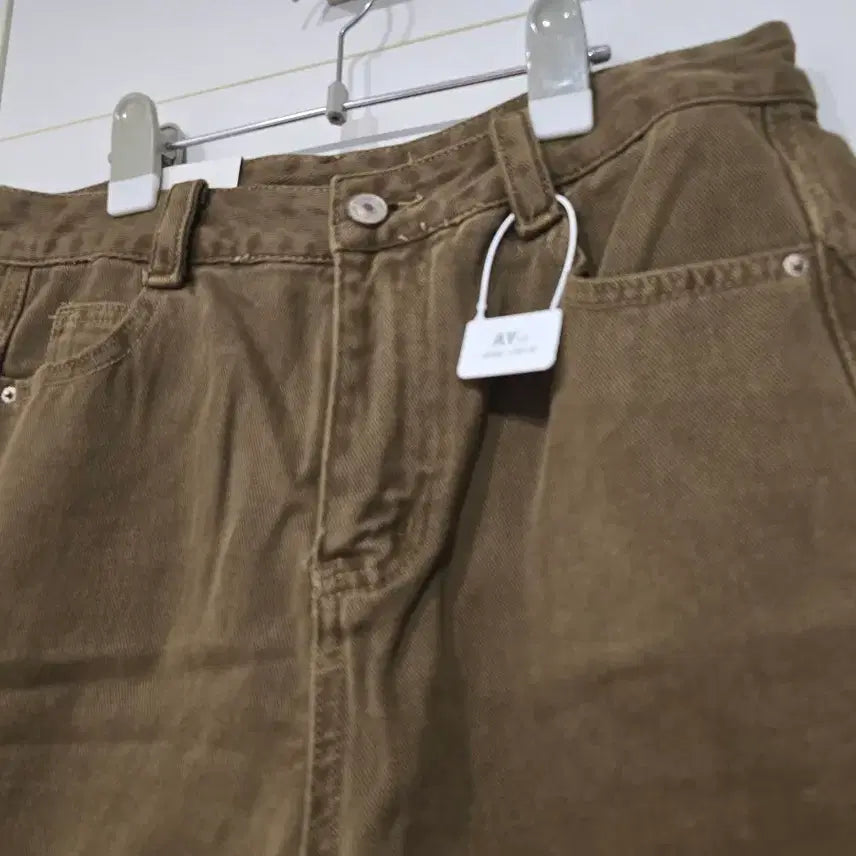[BUNJANG] Pigment Feel Denim Shorts Brown / 피그느낌 데님 반바지 브라운
