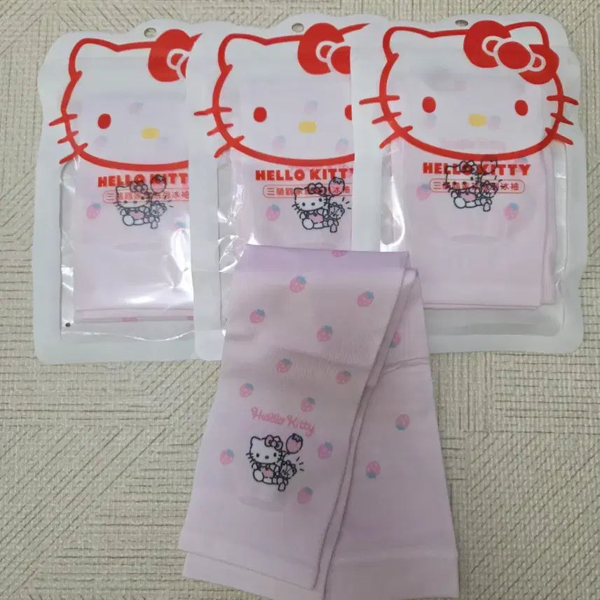 [BUNJANG] Sanrio Hello Kitty Hangyodon Cooling Arm Sleeves / 산리오 정품 쿨토시 팔토시 헬로키티 한교동 새상품