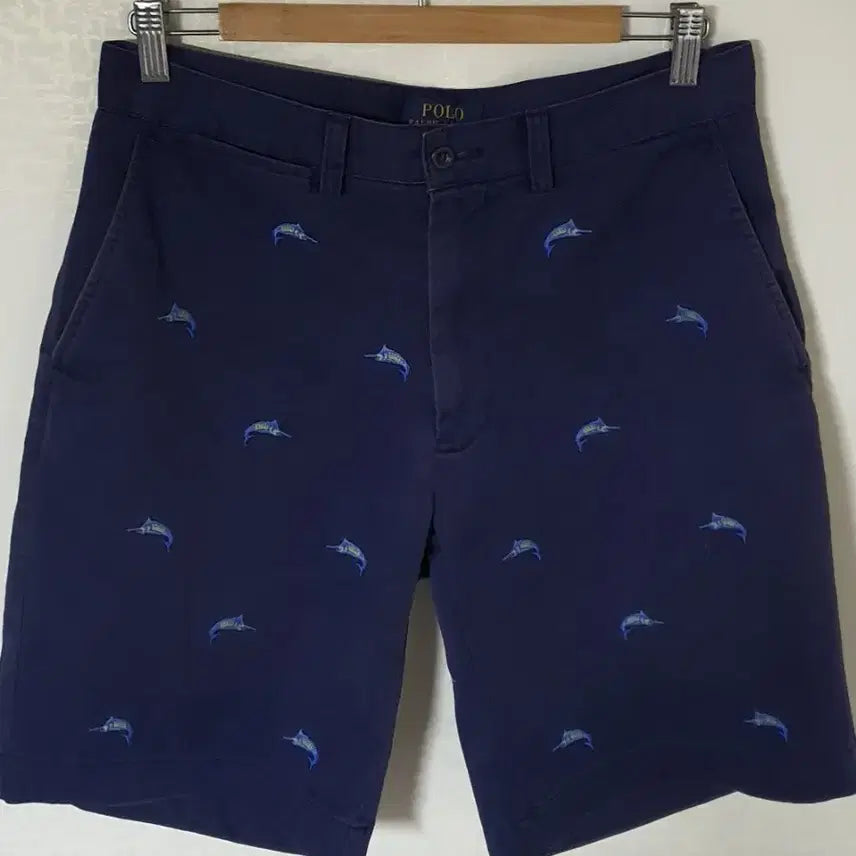 [BUNJANG] Polo Ralph Lauren Fish Embroidery Shorts Size 31 / 폴로 랄프로렌  반바지 물고기 자수 31