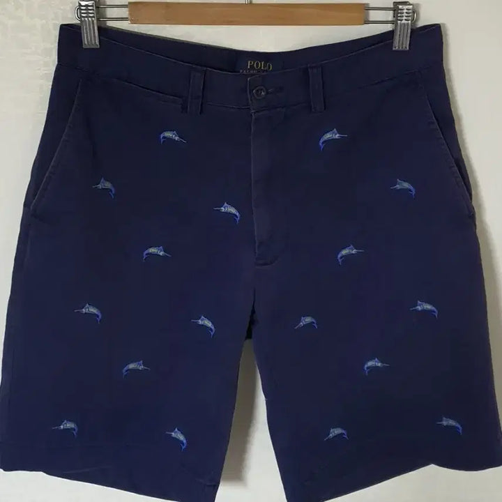 [BUNJANG] Polo Ralph Lauren Fish Embroidery Shorts Size 31 / 폴로 랄프로렌  반바지 물고기 자수 31
