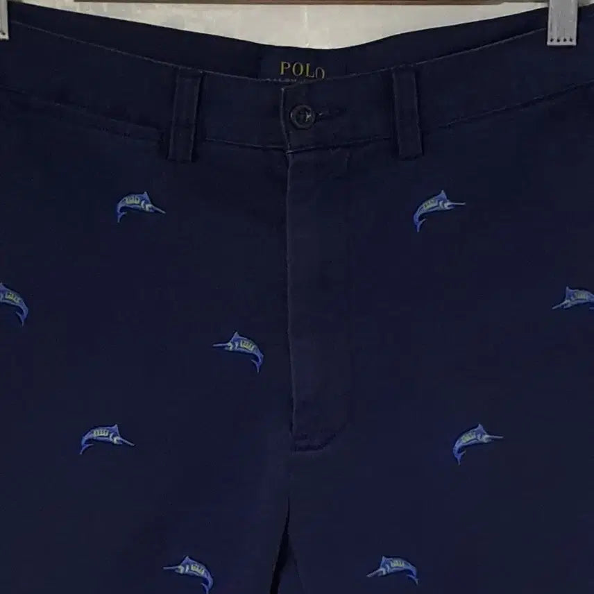 [BUNJANG] Polo Ralph Lauren Fish Embroidery Shorts Size 31 / 폴로 랄프로렌  반바지 물고기 자수 31