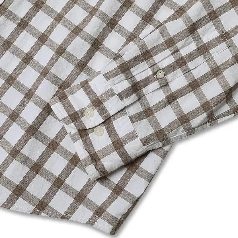 [BUNJANG] Massimo Dutti Finest Regular Fit Check Button-Down Shirt / 마시모두띠 [Massimo Dutti] 피네스트 레귤러핏 버튼다운 셔츠