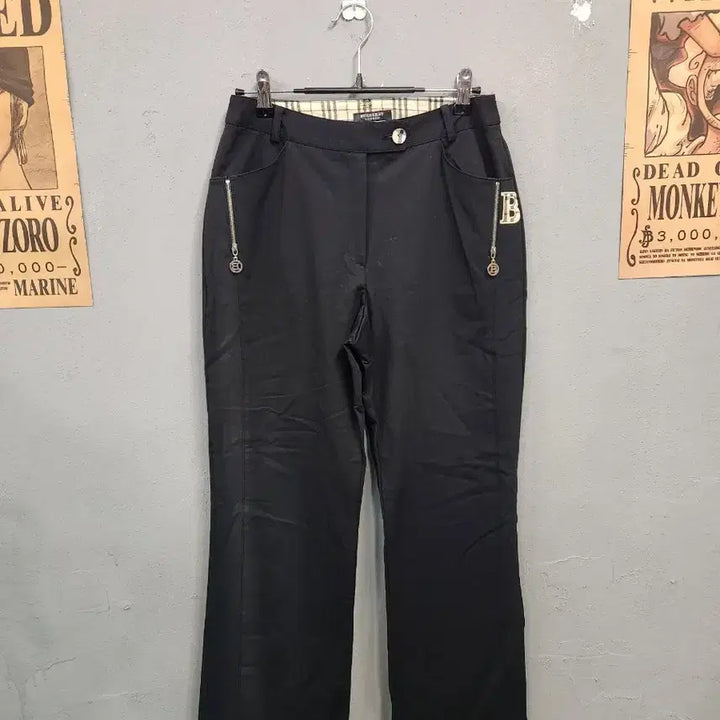 [BUNJANG] Burberry Black Cotton Trousers / 버버리 블랙 여성 바지