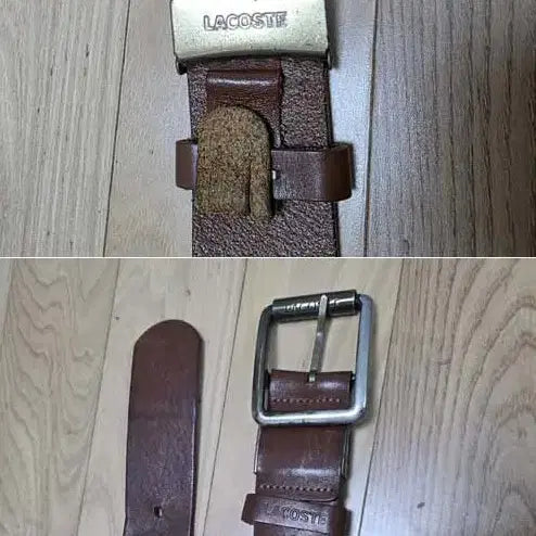 [BUNJANG] Lacoste Leather Belt / 라코스테 가죽 벨트