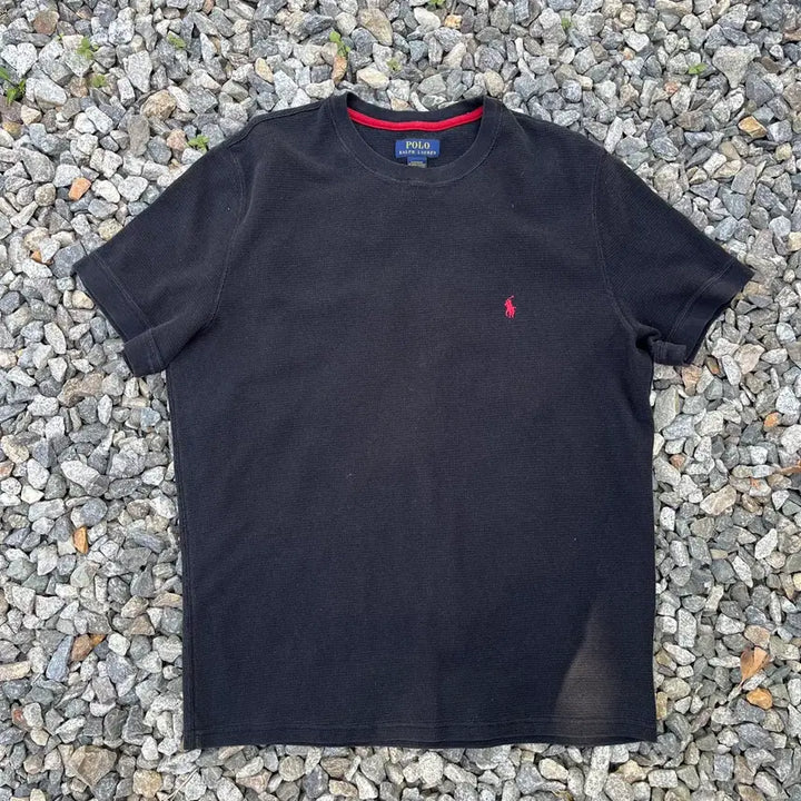 [BUNJANG] Polo Ralph Lauren Waffle Knit Short Sleeve T-Shirt / 폴로 랄프로렌 와플 반팔 티셔츠 (실측확인)