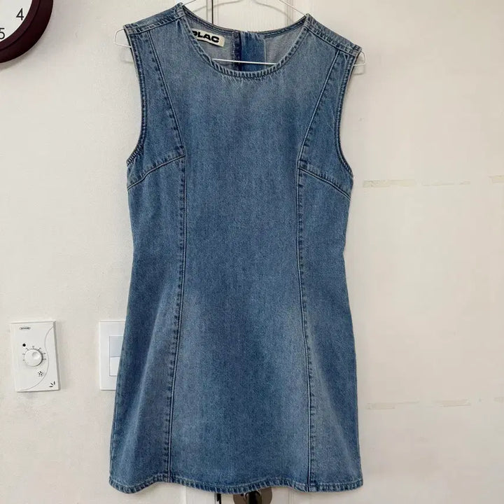 [BUNJANG] Plac Denim Tunic Dress / 플랙 데님 튜닉 원피스