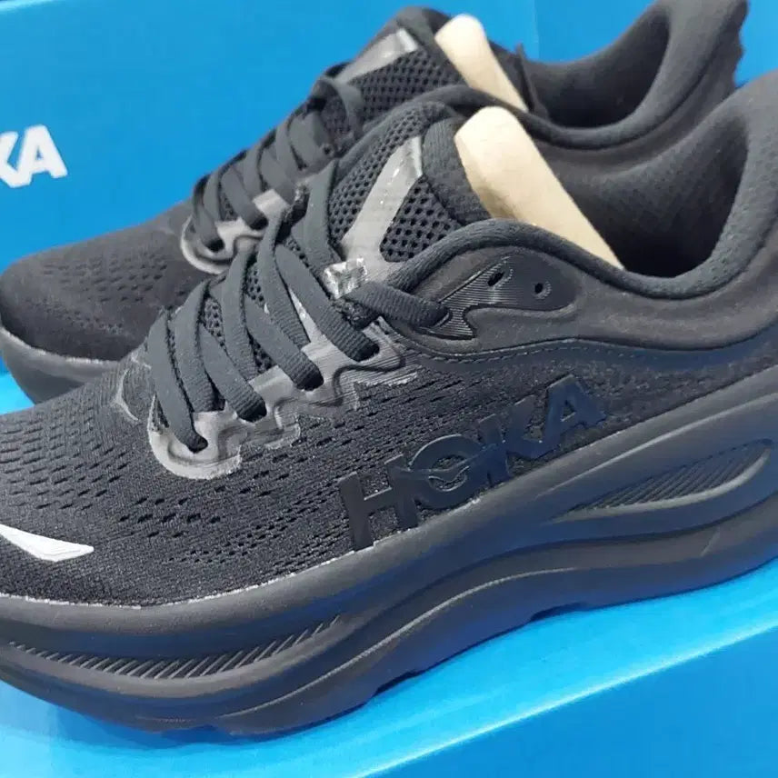 [BUNJANG] Hoka All Black Sneakers / 호카 올블랙 운동화