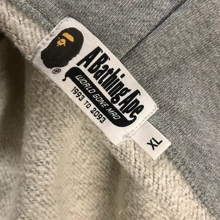 [BUNJANG] BAPE Shark Hoodie Grey XL / 새상품급) 베이프 샤크 후드집업 그레이