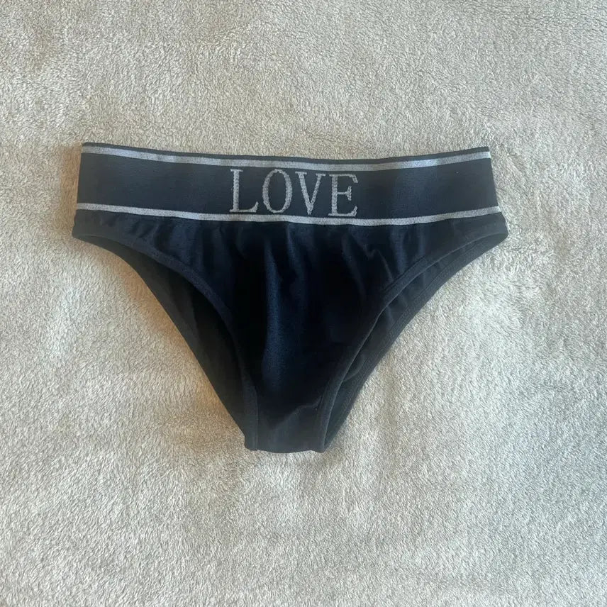 [BUNJANG] Loveband Basic Triangle Briefs Black / (중고) 러브밴드 기본삼각팬티 블랙