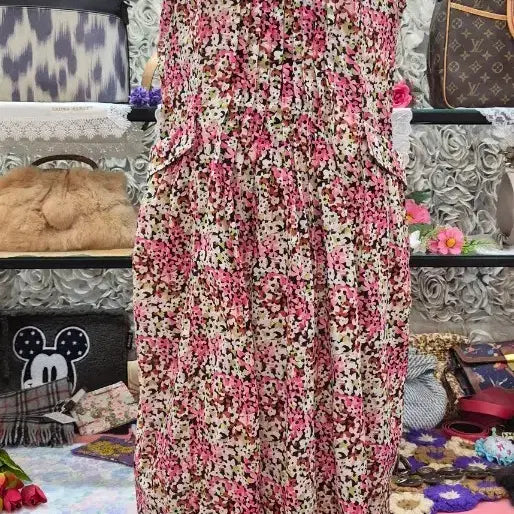 [BUNJANG] LA, BRANCHE 100% Cotton Dress (Size 66) / LA,BRANCHE 고급 면 100% 원피스 (66)