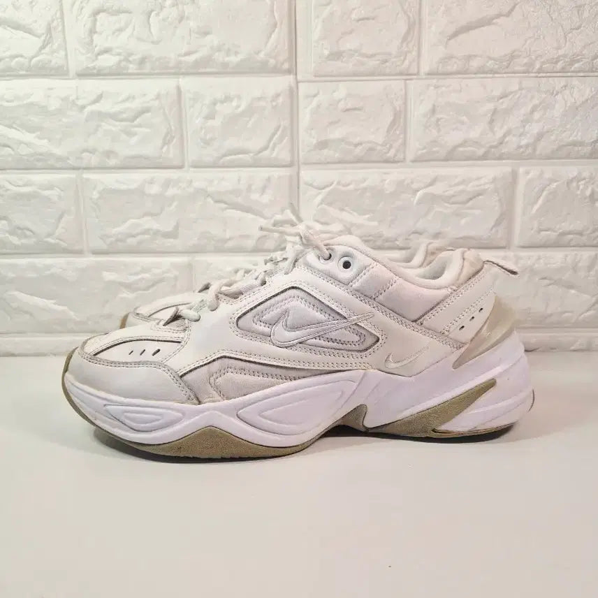 [BUNJANG] Nike M2K Tekno White Sneakers / 나이키 270 M2K 테크노 화이트 스니커즈 운동화(세탁완료)